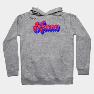 Support Kansas with this retro design! Hoodie